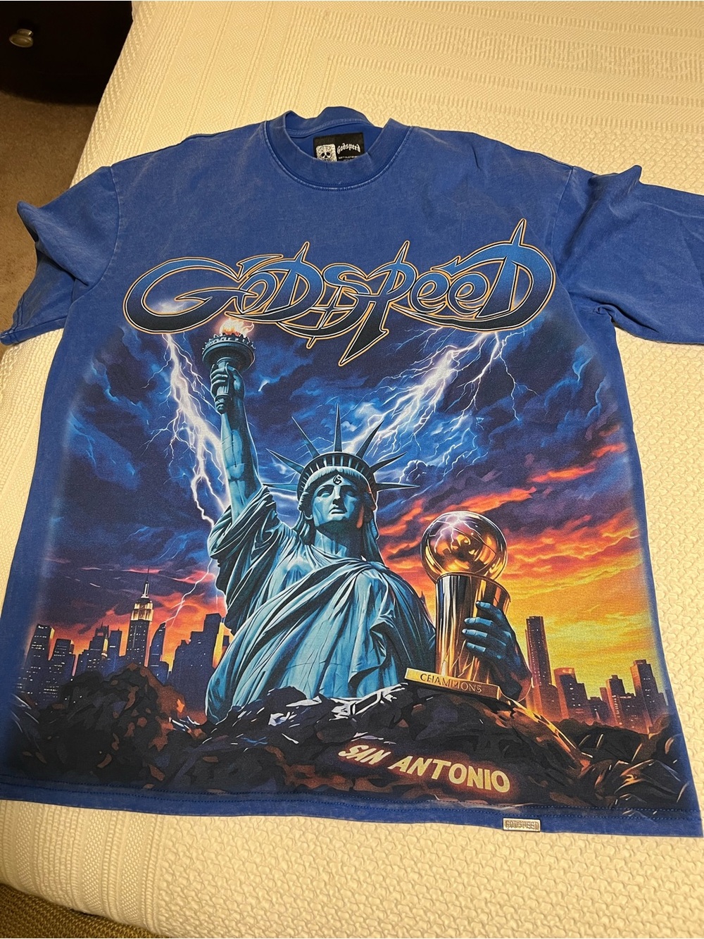 Godspeed Graphic Short Sleeve Tee - Blue